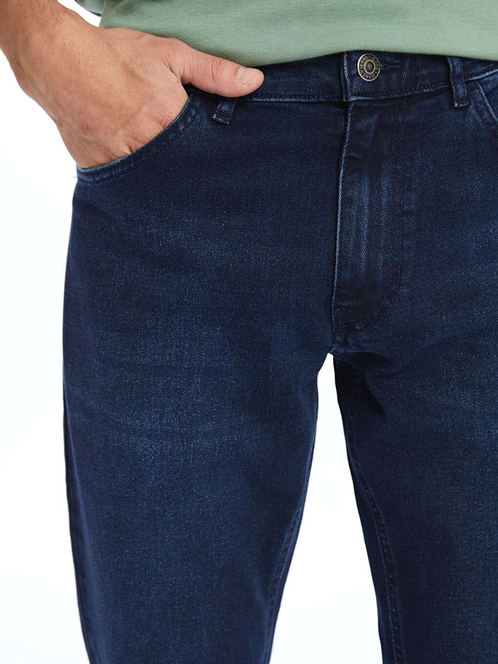 LCW ECO Orta İndigo Rodeo 750 Slim Fit Erkek Jean Pantolon - 2