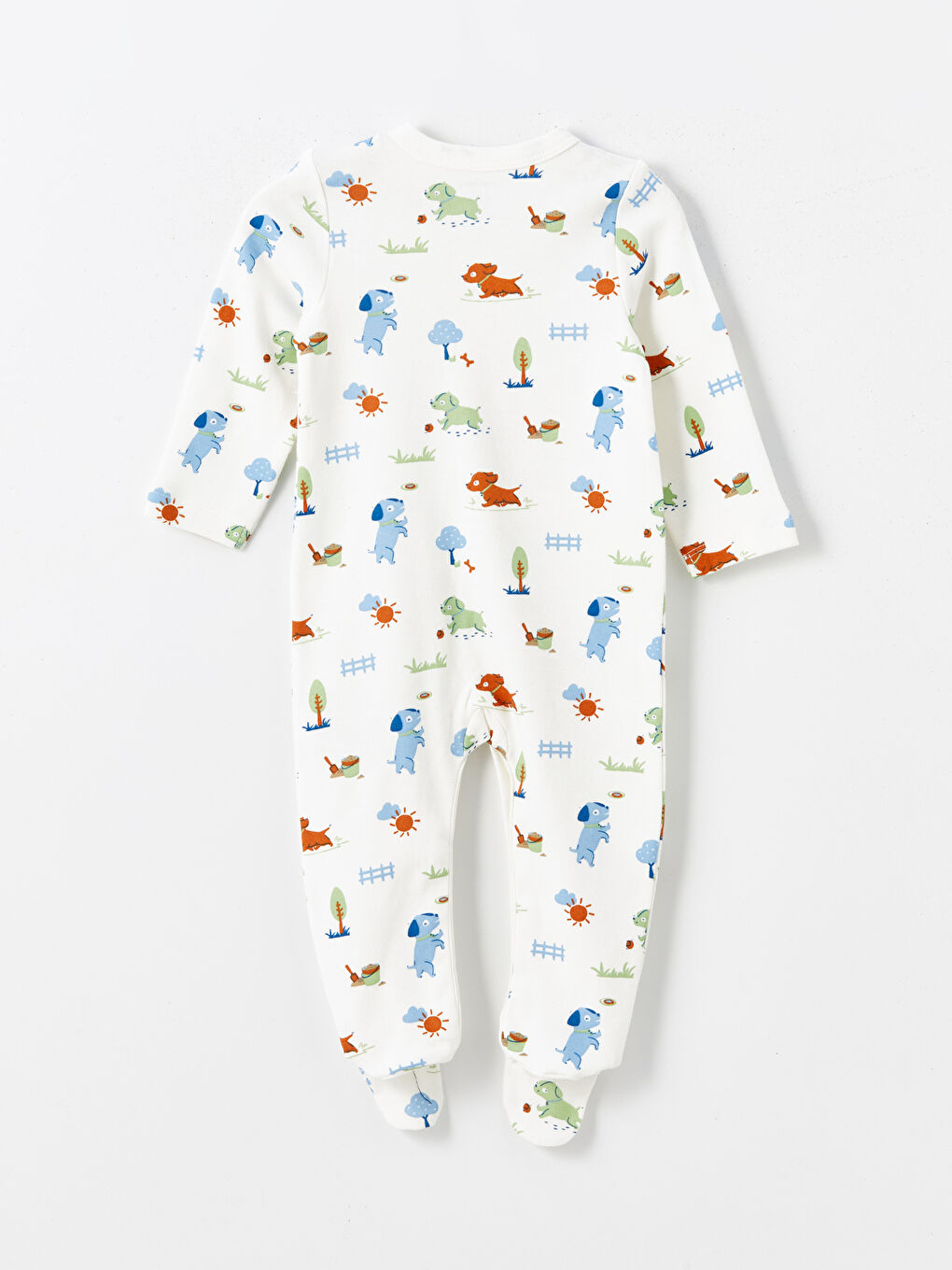 Ekru Bisiklet Yaka Erkek Bebek Hastane Çıkış Seti-2