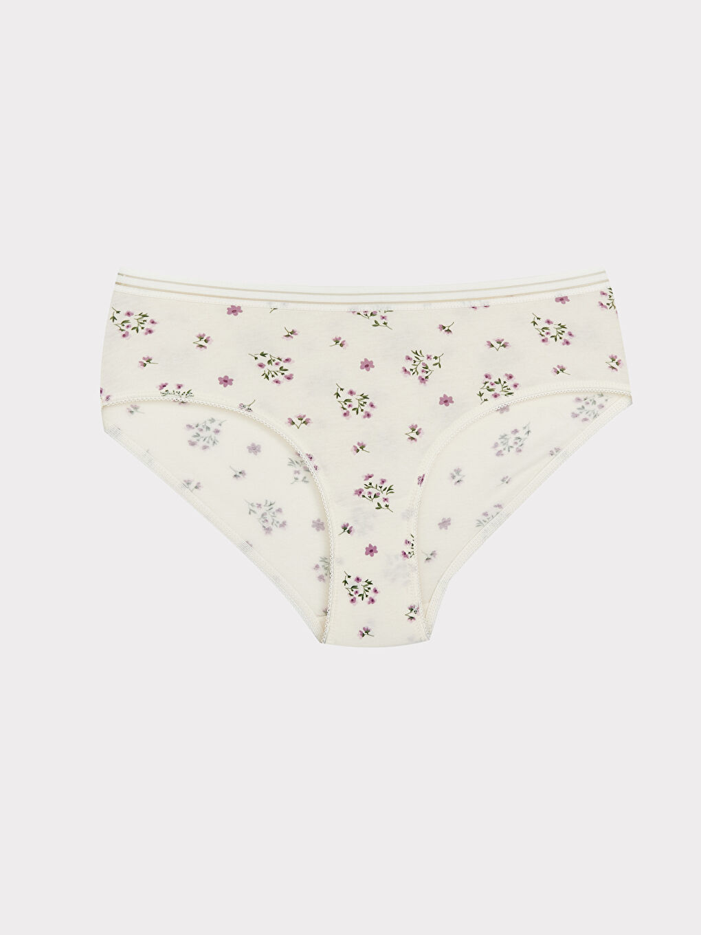 Karışık Çiçekli Bikini Külot