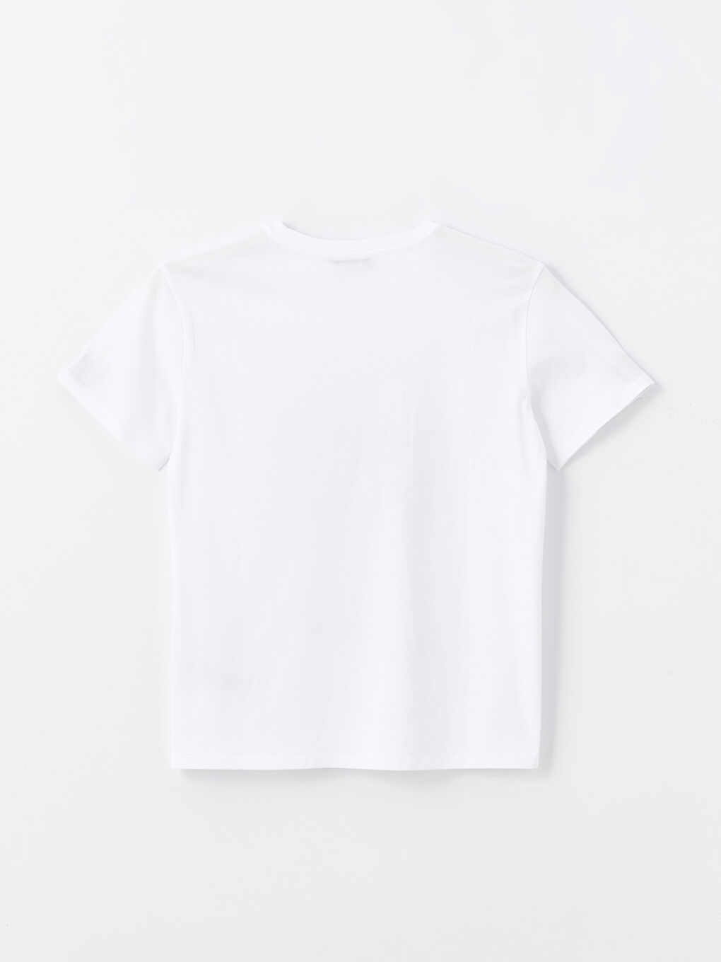 T-shirt à manches courtes imprimé à col rond pour femmes-6