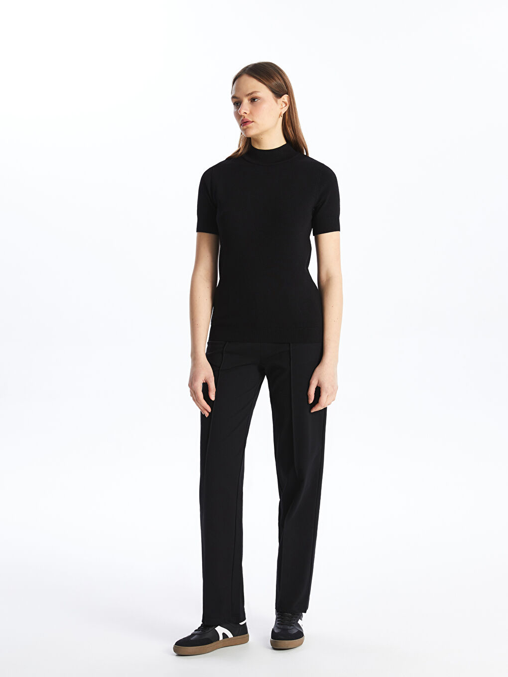 Women's Elastic Waist Regular Sweatpants -S4HT18Z8-CVL
