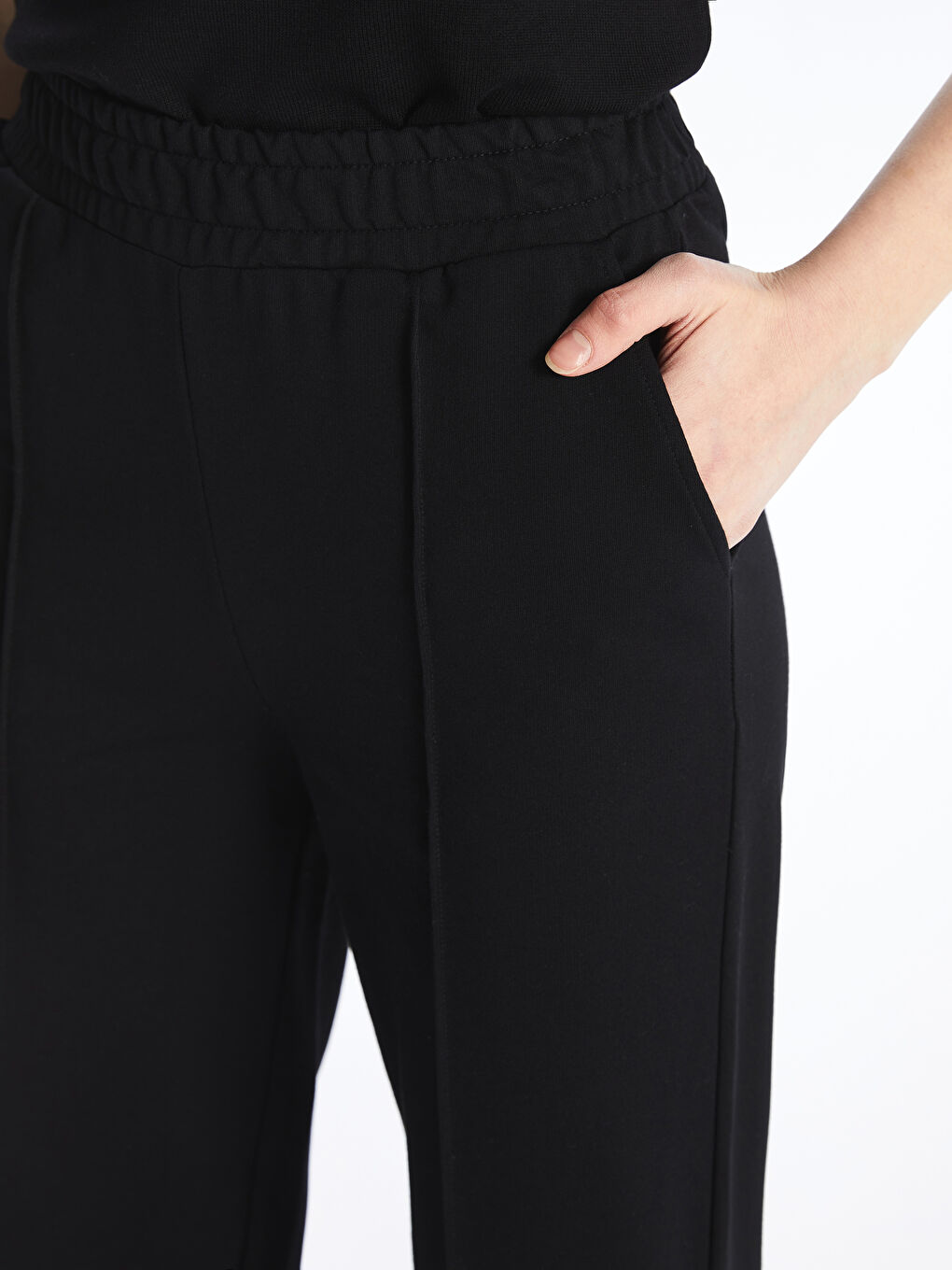 Women's Elastic Waist Regular Sweatpants -S4HT18Z8-CVL