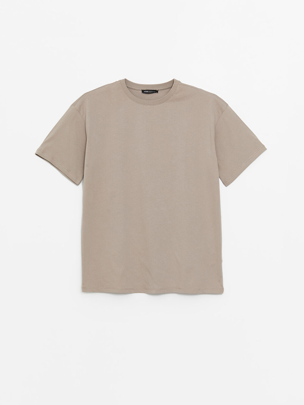 Crew Neck Plain Short Sleeve Women's T-Shirt -S4HT30Z8-GRC