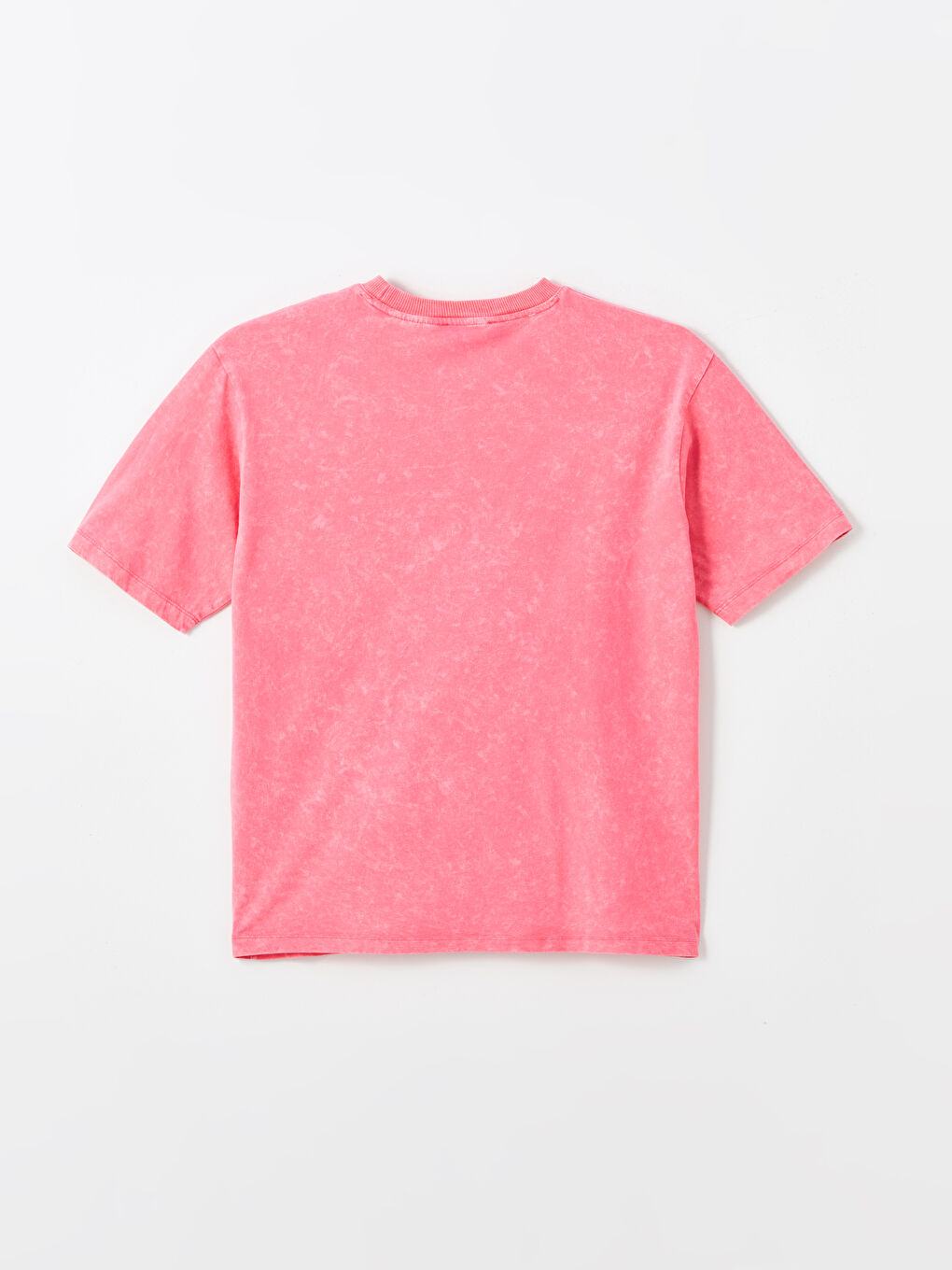 Crew Neck Pink Panther Printed Short-Sleeve Oversized Women's T-Shirt -S4HU03Z8-GSY