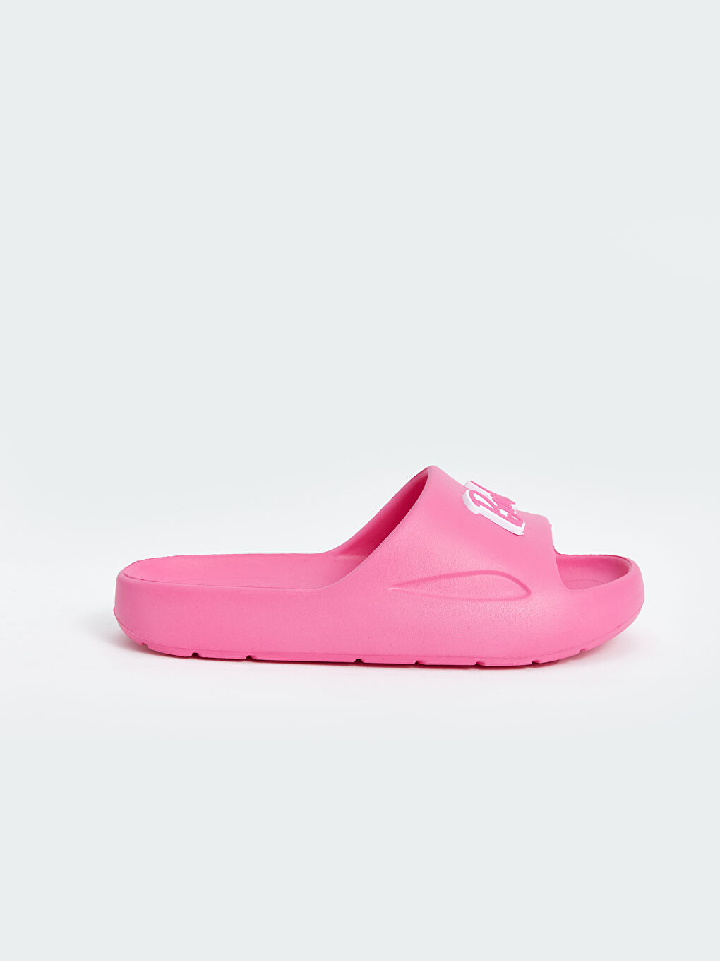 LCW STEPS Fuşya Barbie Baskılı Kız Çocuk Terlik - 1