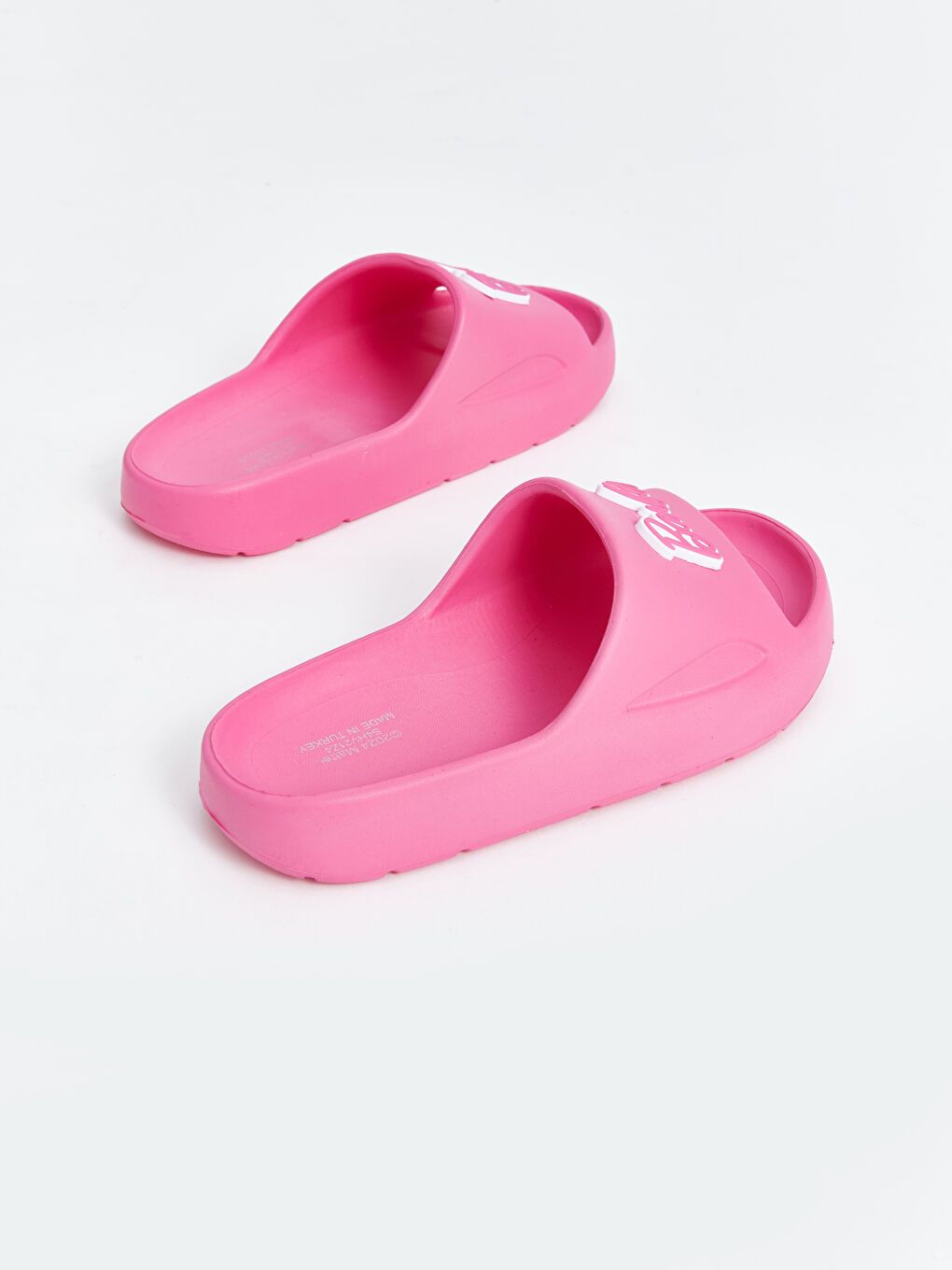 LCW STEPS Fuşya Barbie Baskılı Kız Çocuk Terlik - 4