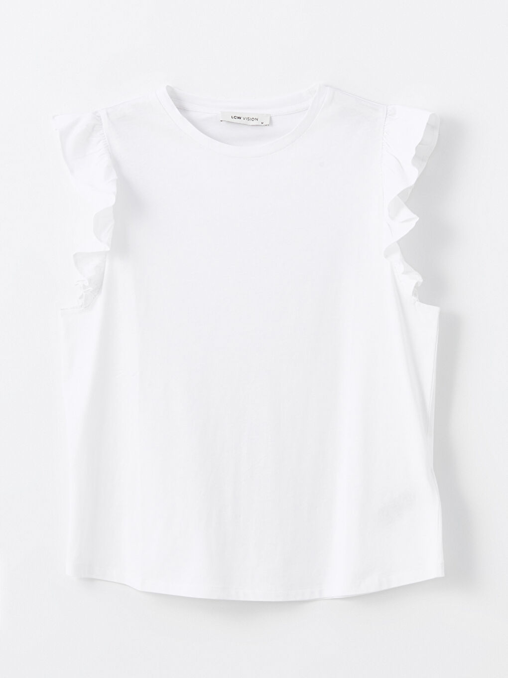 Crew Neck Plain Short Sleeve Women's T-Shirt-4