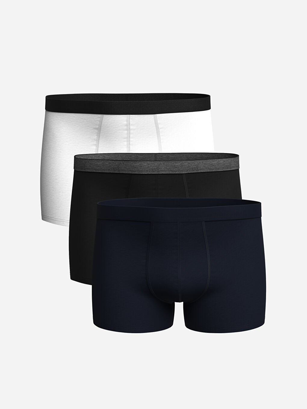 Standard Fit Cotton Flexible Men's Boxer 3-Piece -S4HY60Z8-F9C