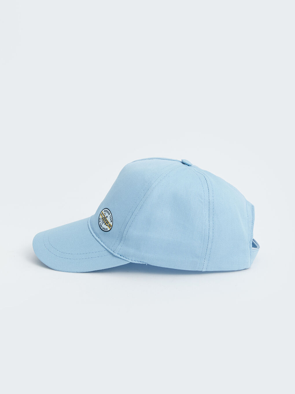 Mavi Kabartma Baskılı Kadın Kep Şapka-2