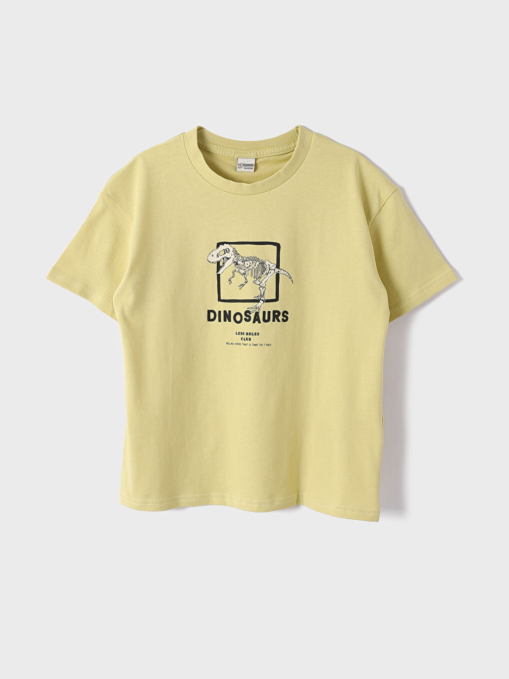 Crew Neck Printed Short Sleeve Boys' T-Shirt