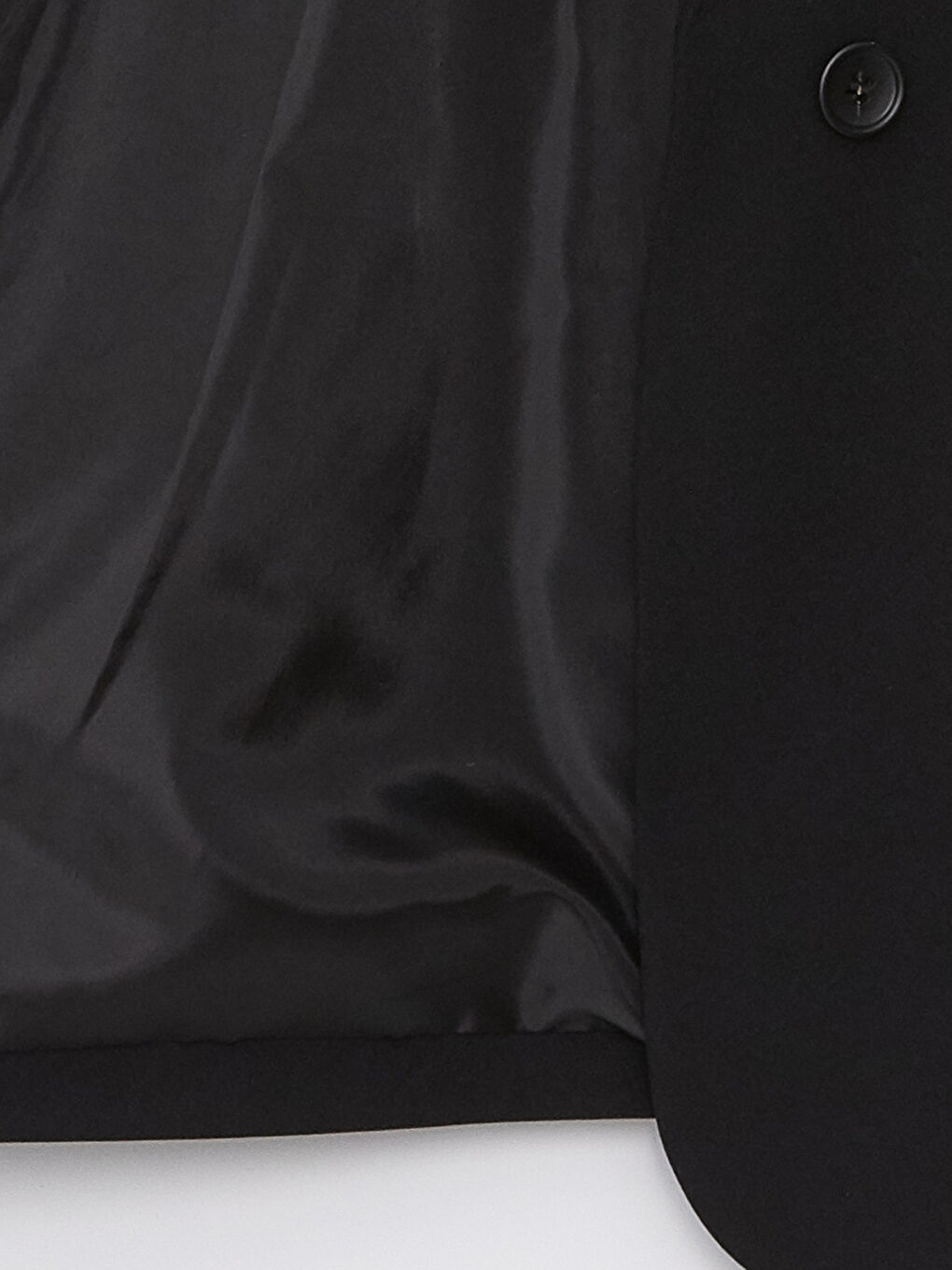 Siyah Düz Uzun Kollu Kadın Blazer Ceket-7