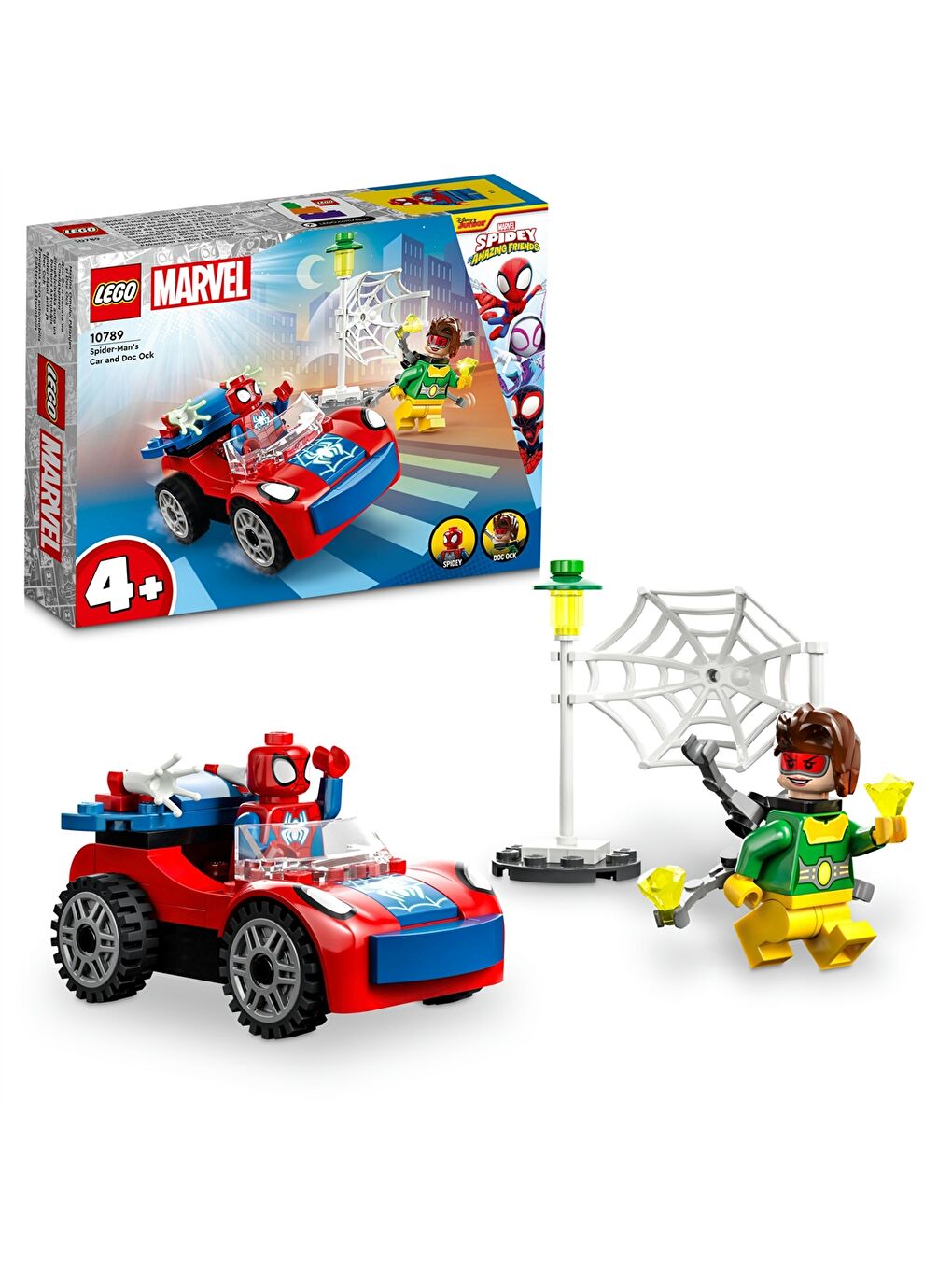 Lego Karışık Spidey Örümcek Adam’ın Arabası ve Doktor Oktopus