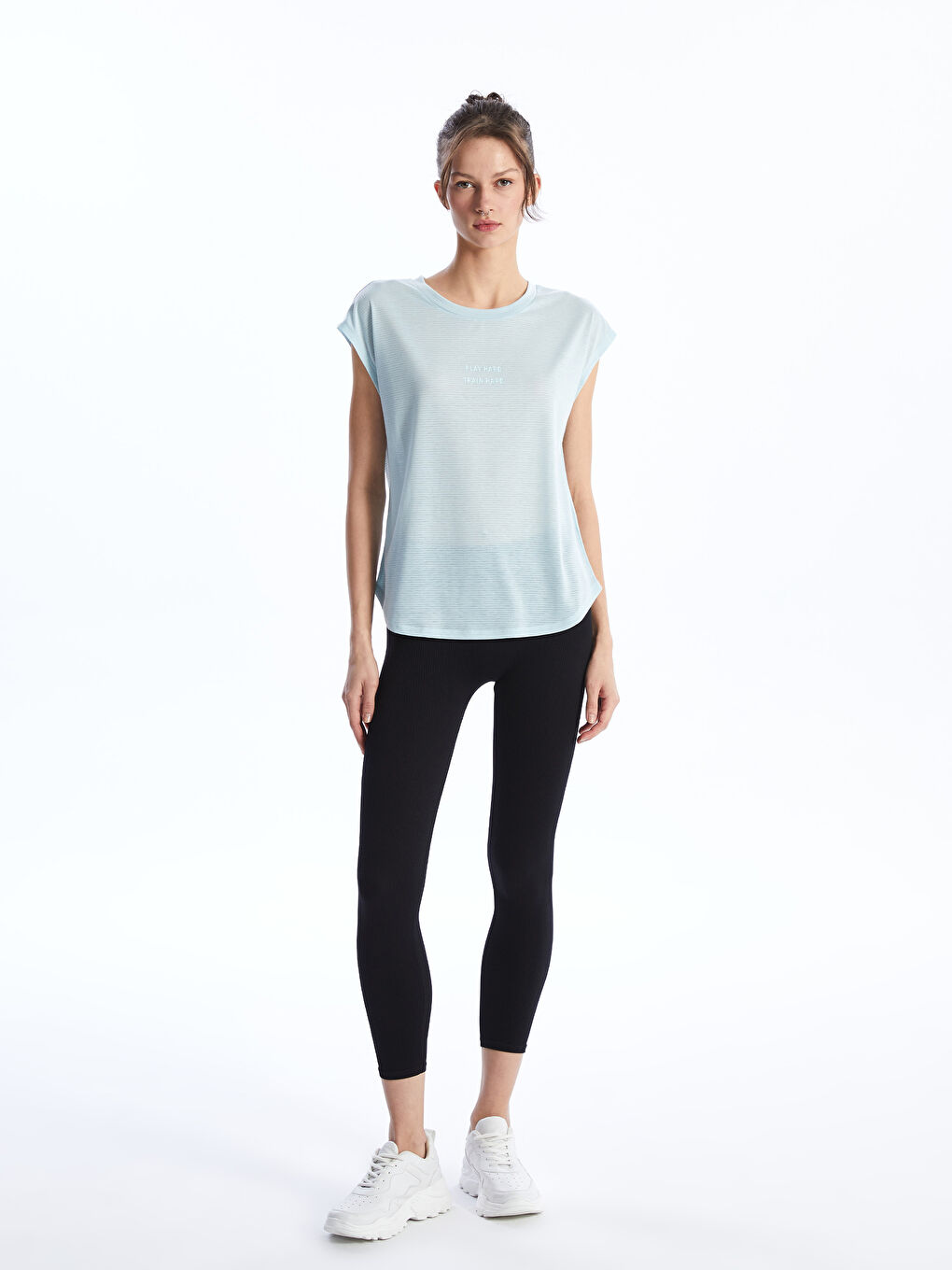 Women's Extra Narrow Fit Plain Tights with Elastic Waist -S4I095Z8-CVL