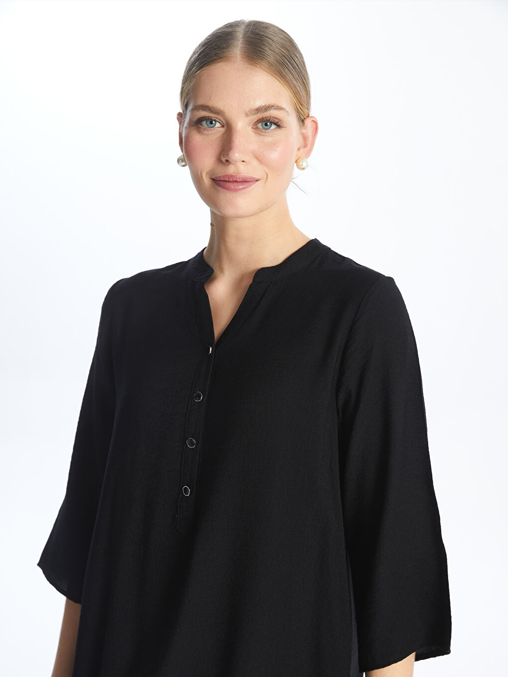 Straight Collar A-Line Women's Dress -S4I134Z8-CVL