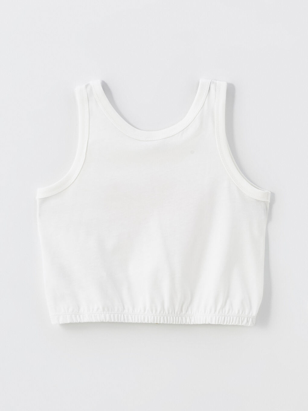 U Neck Printed Girls' Crop Athlete -S4I201Z4-R9J