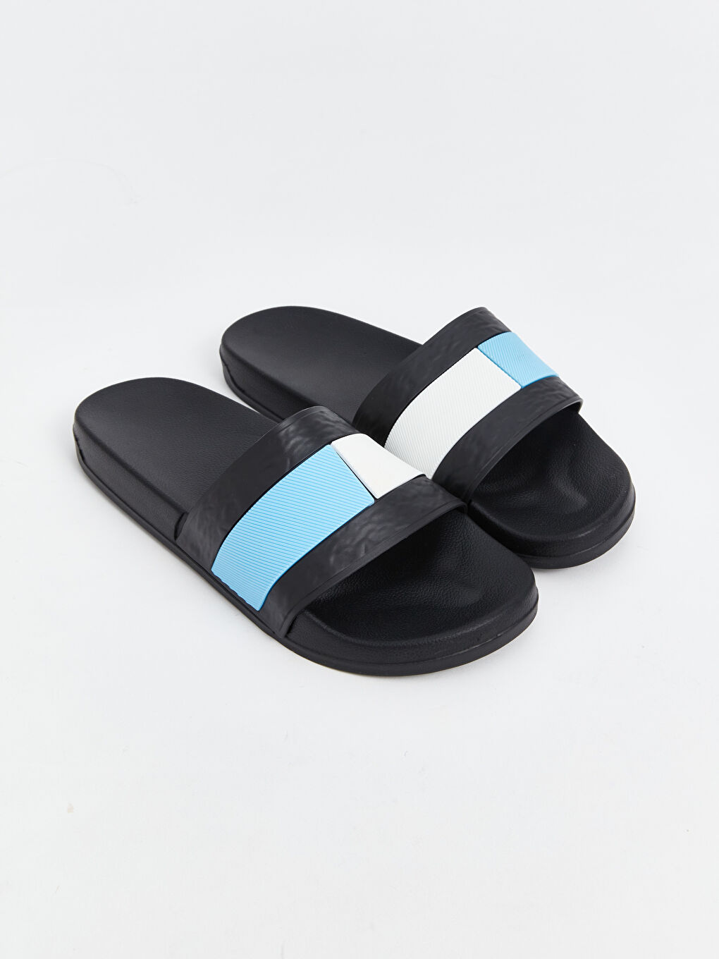 Striped Men's Slippers -S4I264Z8-HUC