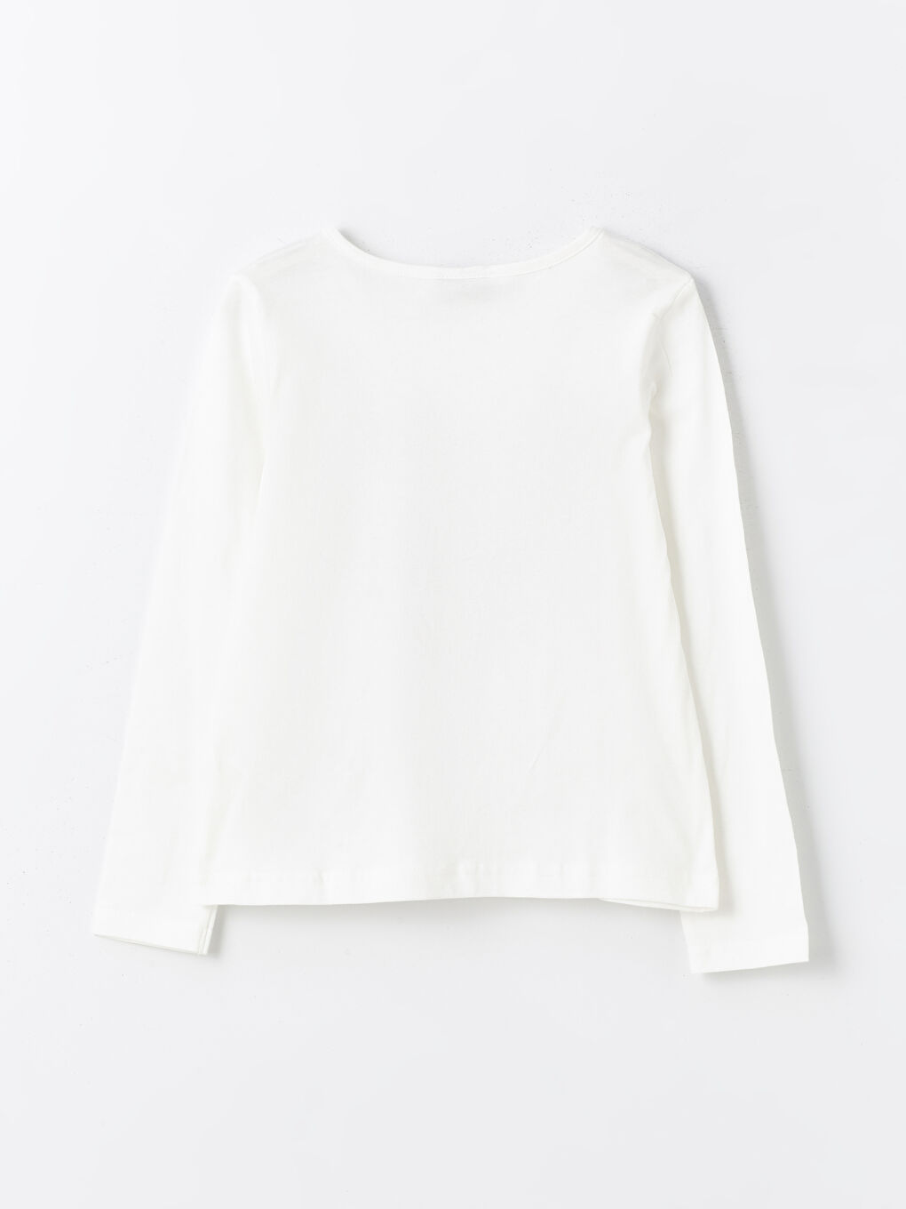 Crew Neck Long Sleeve Girl T-Shirt -S4I284Z4-LXH
