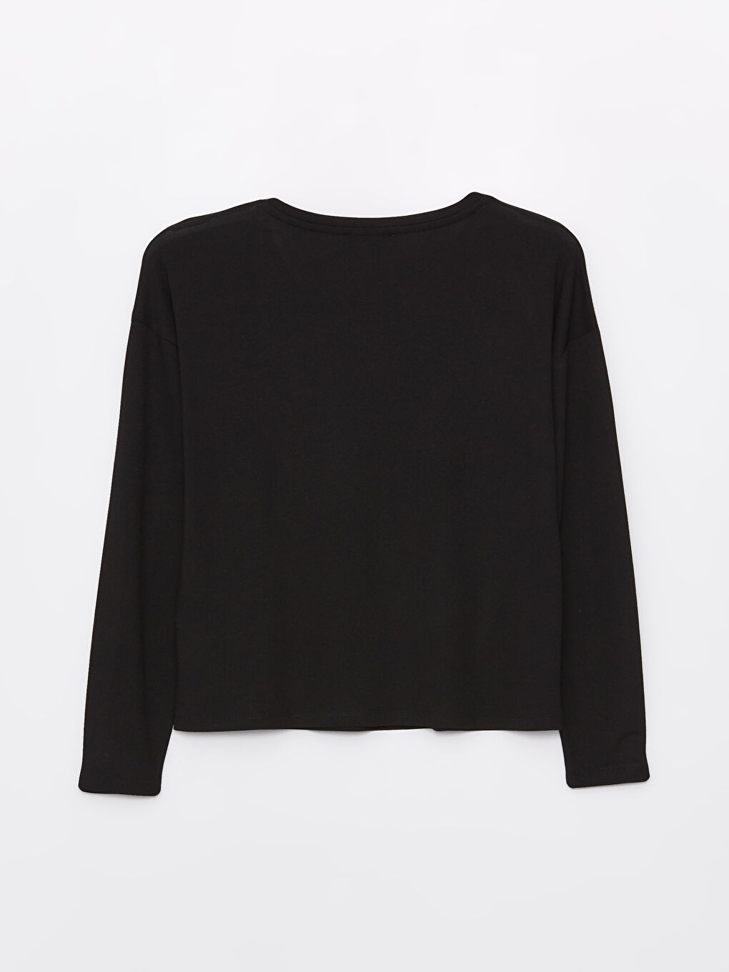 V-Neck Plain Long Sleeve Women's T-Shirt -S4I297Z8-CVL