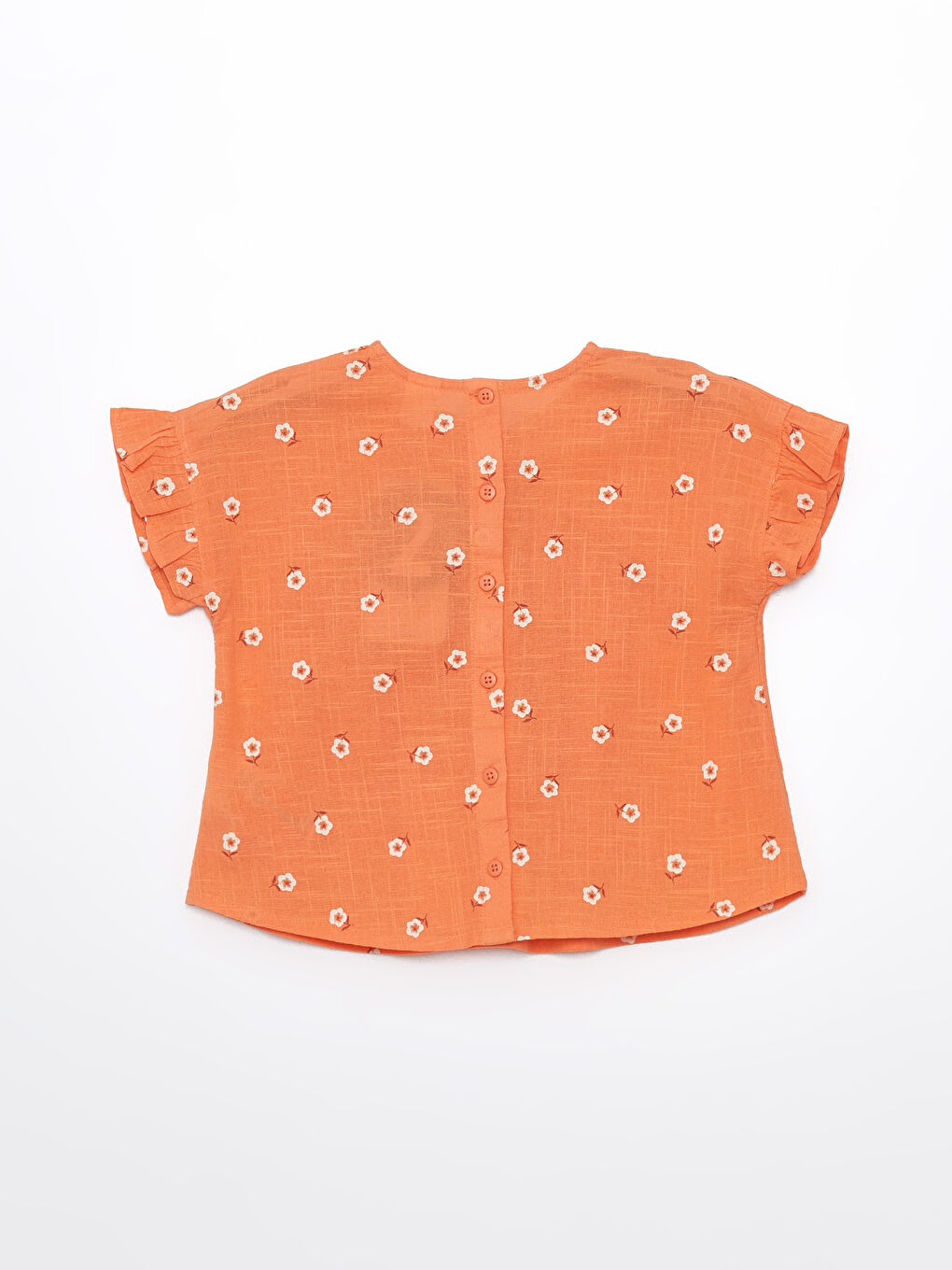 Crew Neck Short Sleeve Floral Baby Girl Blouse and Shorts 2-Piece Set -S4I315Z1-LSR