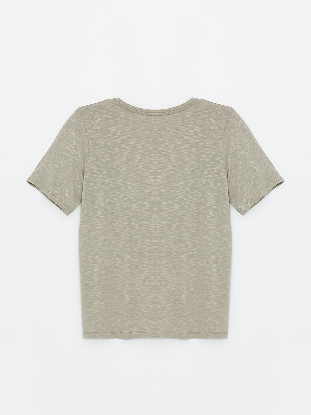 LC Waikiki V-Neck Plain Short Sleeve Women's T-Shirt -S4I324Z8-YC8