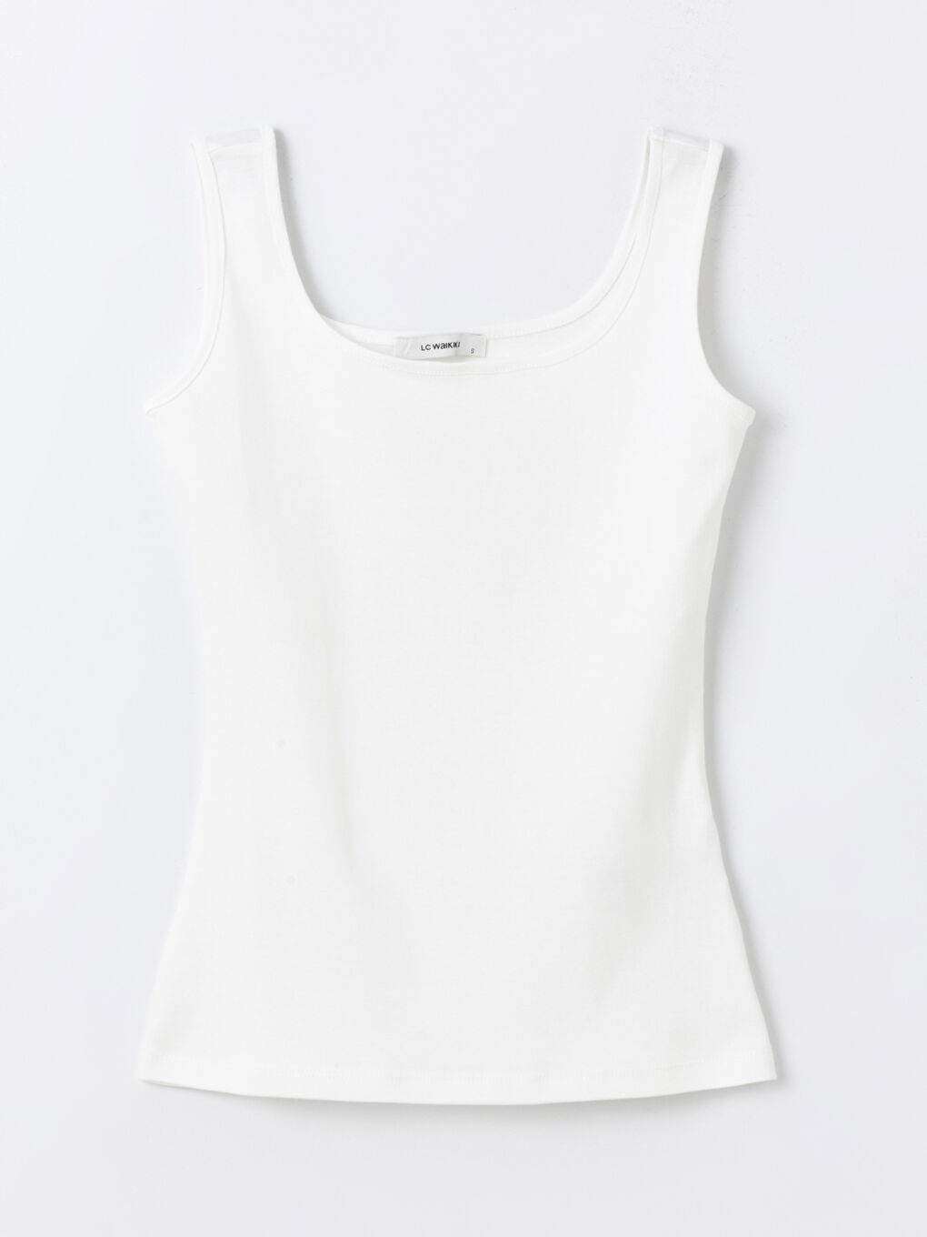 LC Waikiki Women's U Neck Plain Tank Top -S4I342Z8-Q6K