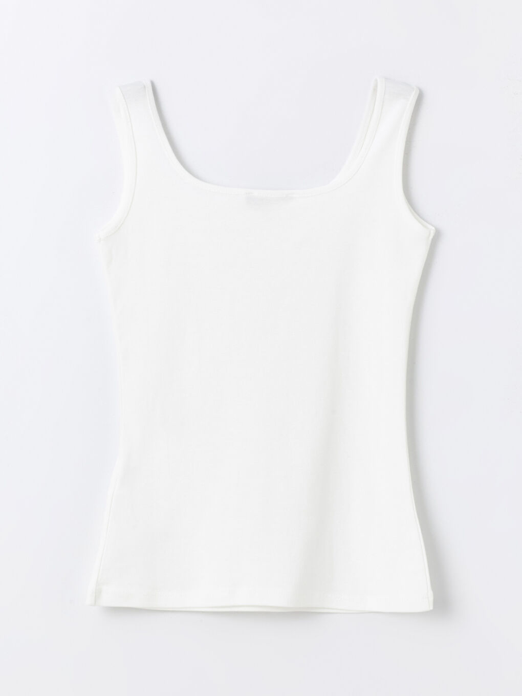 LC Waikiki Women's U Neck Plain Tank Top -S4I342Z8-Q6K