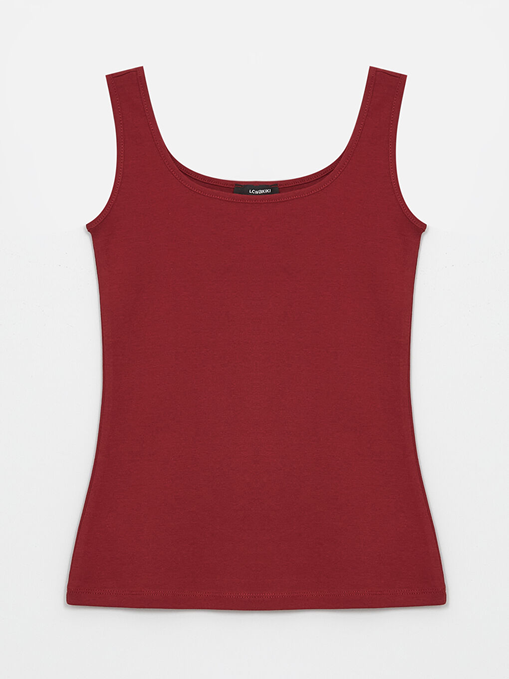 LC Waikiki Women's U Neck Plain Tank Top -S4I342Z8-Y2C