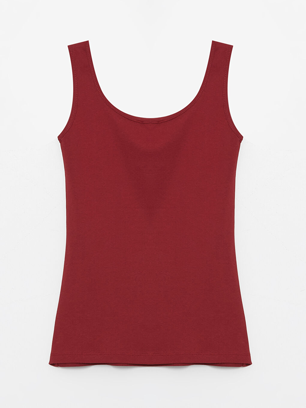 LC Waikiki Women's U Neck Plain Tank Top -S4I342Z8-Y2C