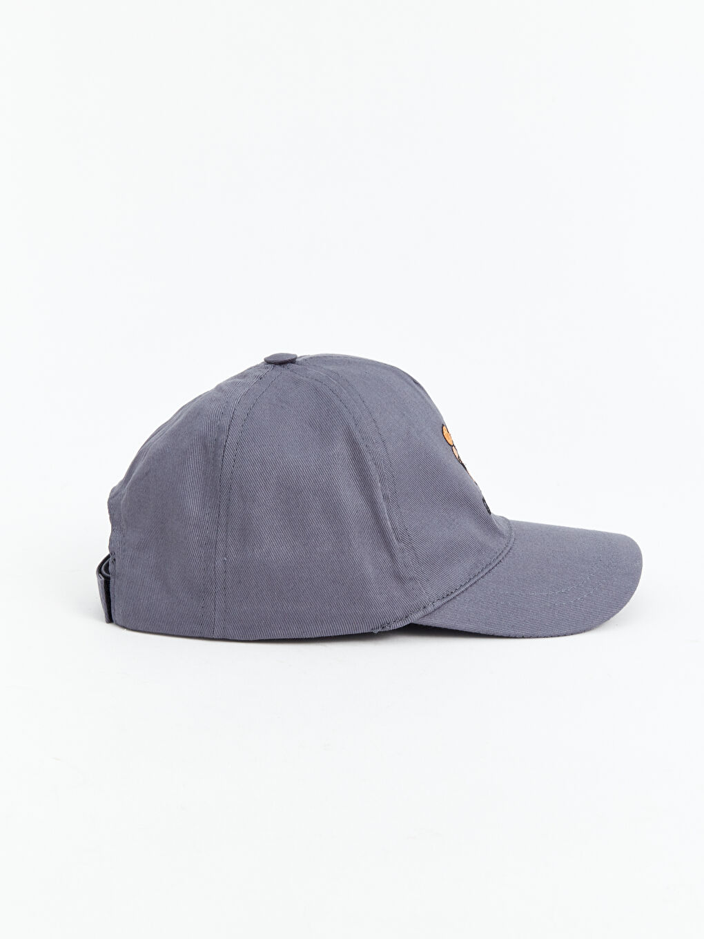 Gri Nostaljik Maymun Nakışlı Erkek Çocuk Kep Şapka-1