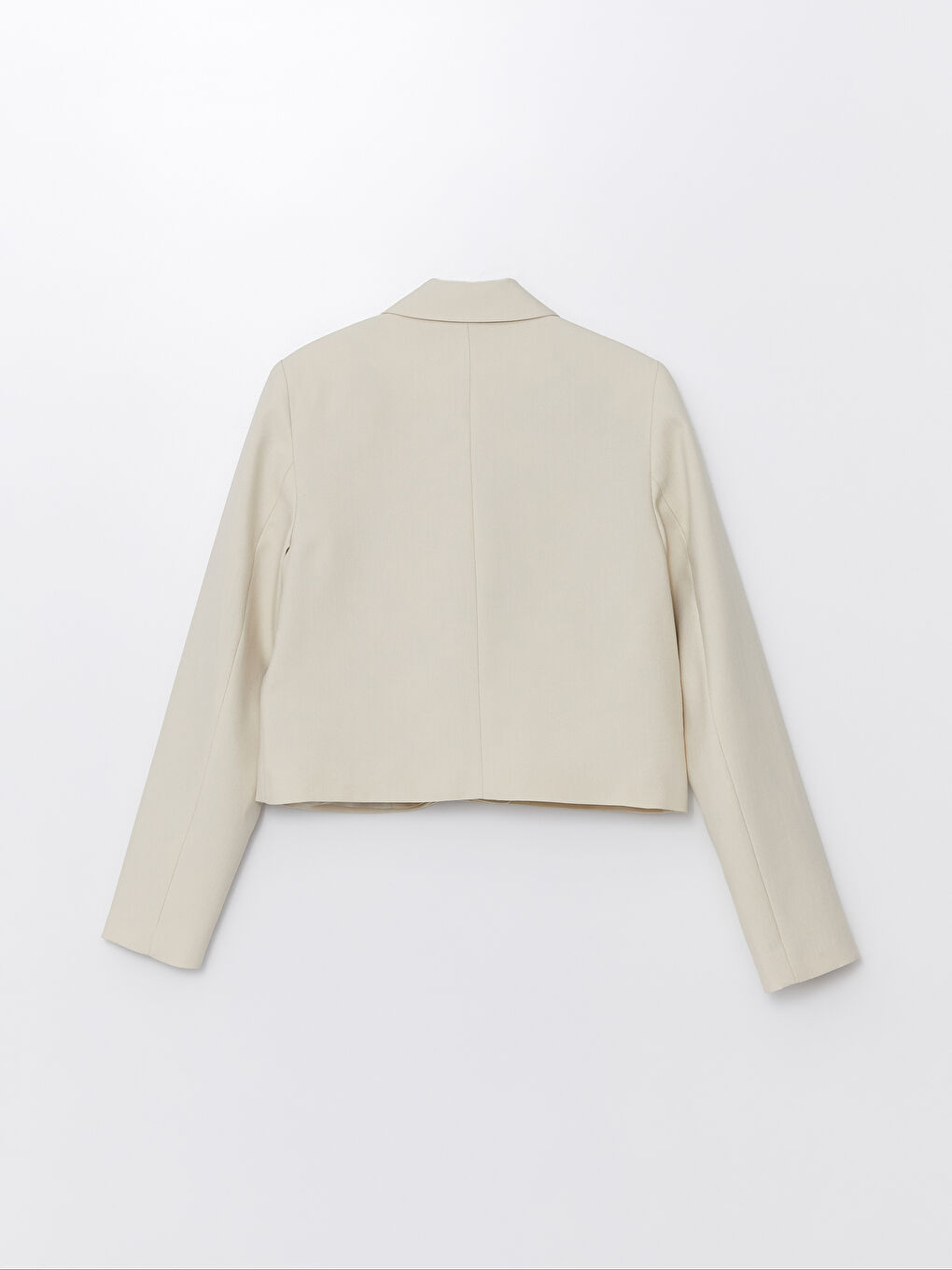 Plain Long Sleeve Crop Women's Jacket -S4I570Z8-YB2