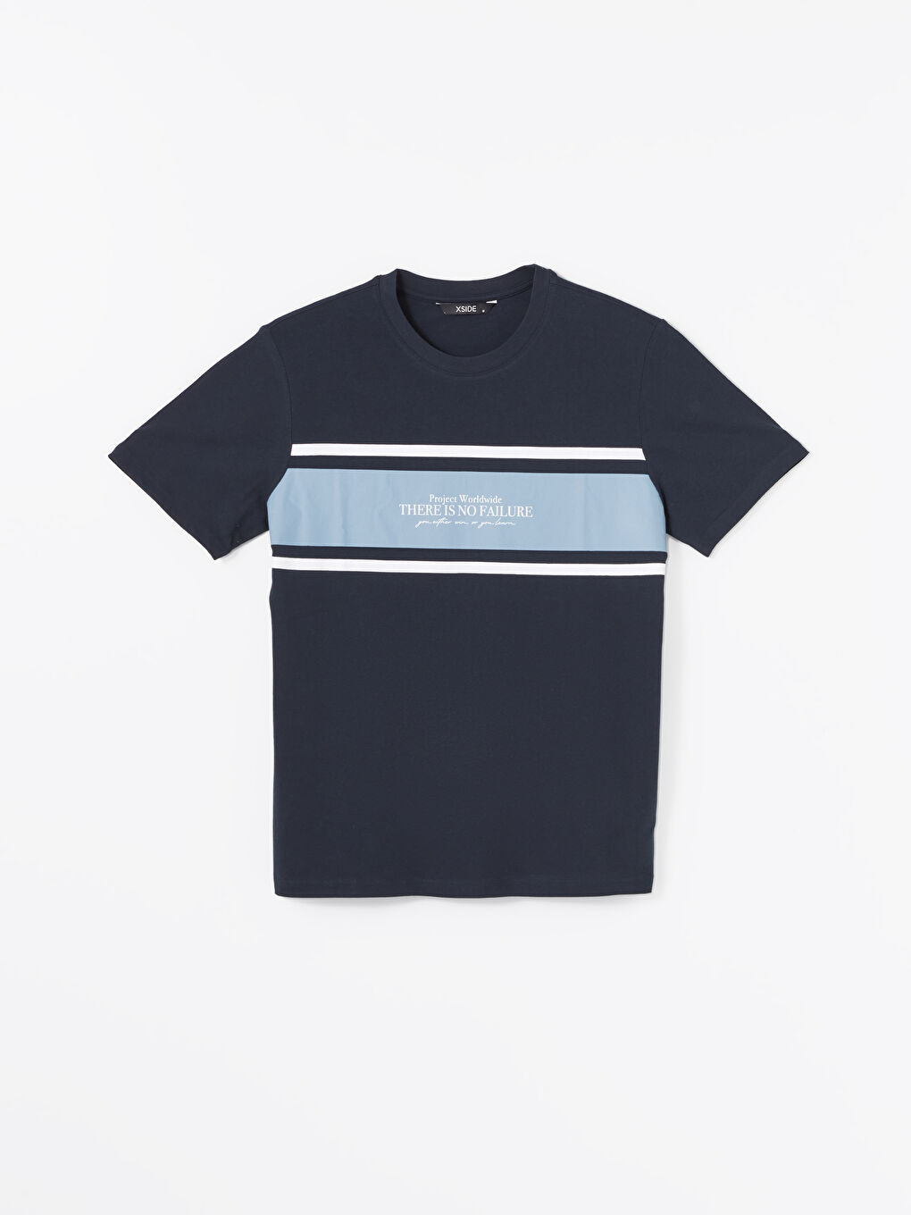 Crew Neck Short Sleeve Printed Combed Cotton Men's T-shirt-4