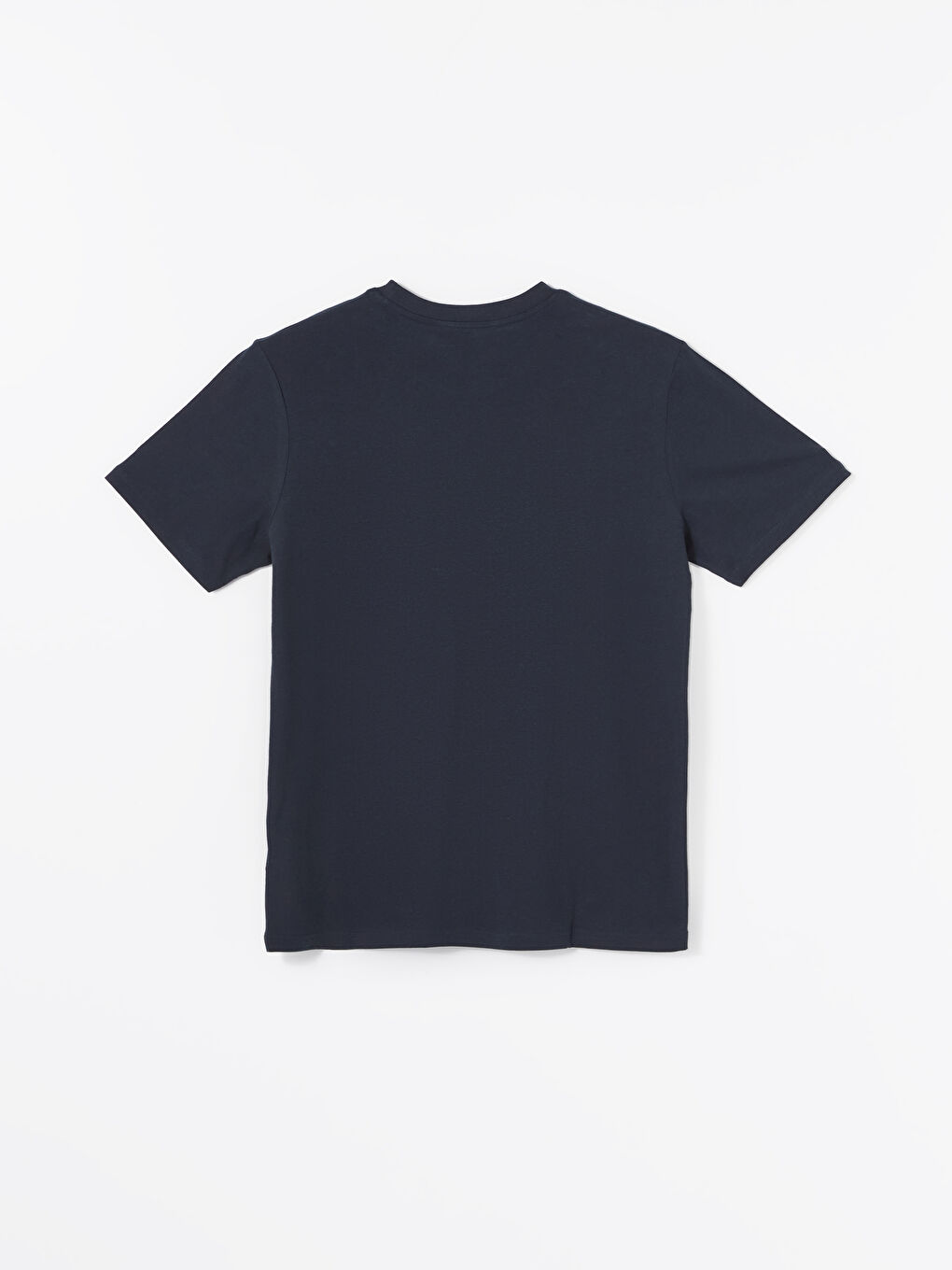 Crew Neck Short Sleeve Printed Combed Cotton Men's T-shirt-5