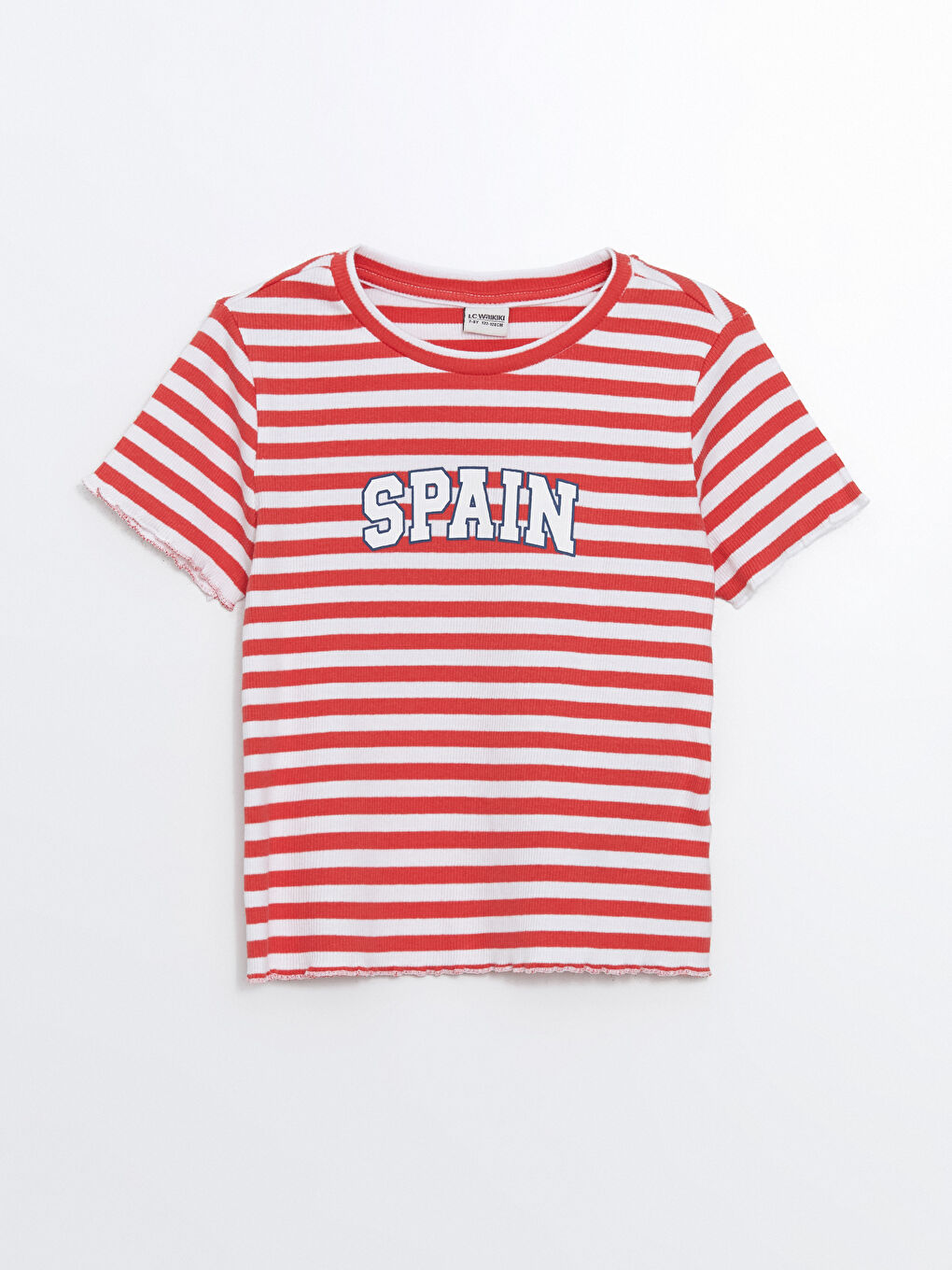 Crew Neck Girls' T-Shirt -S4I646Z4-LJE