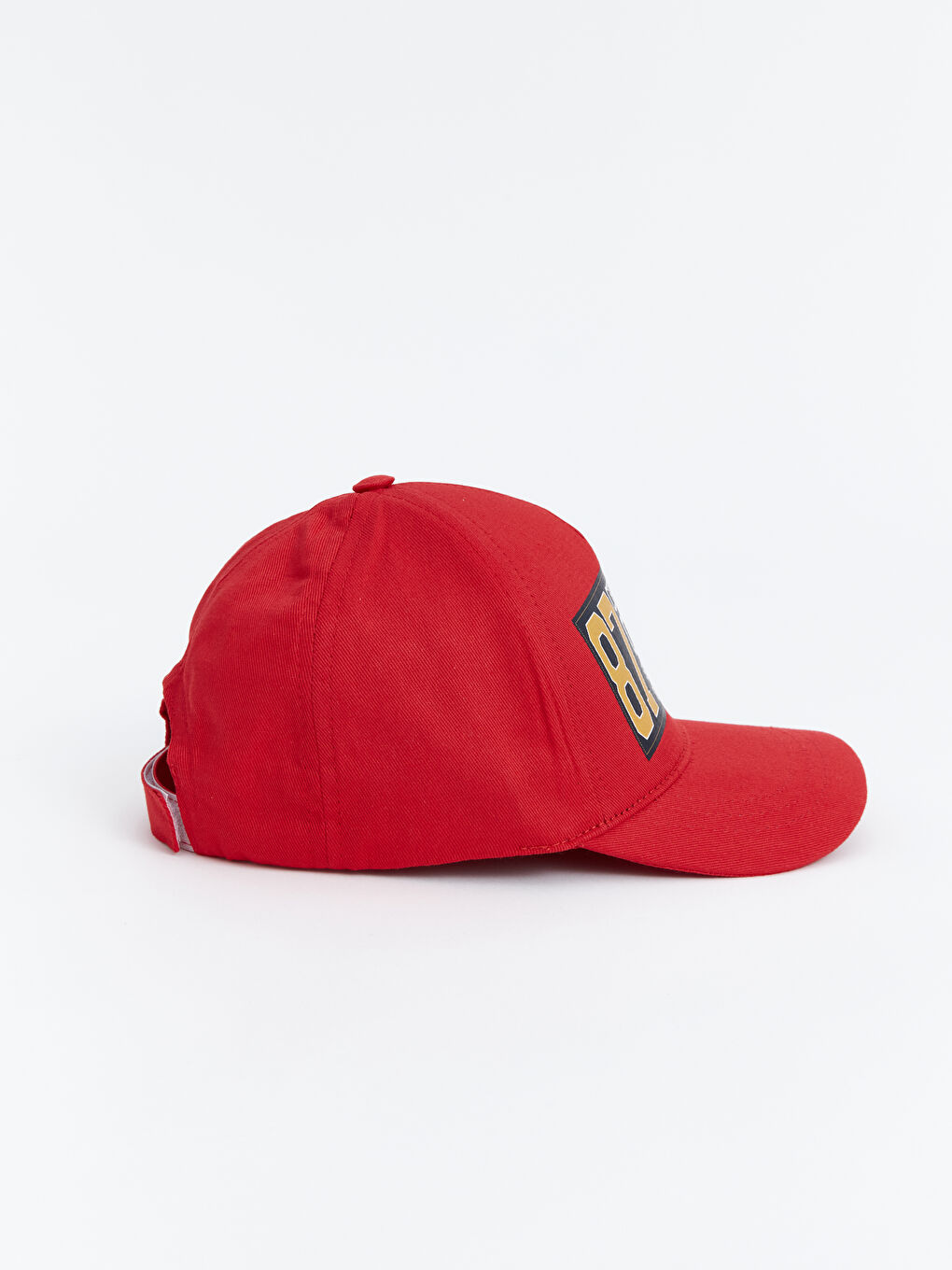 Kırmızı Baskılı Erkek Çocuk Kep Şapka-2