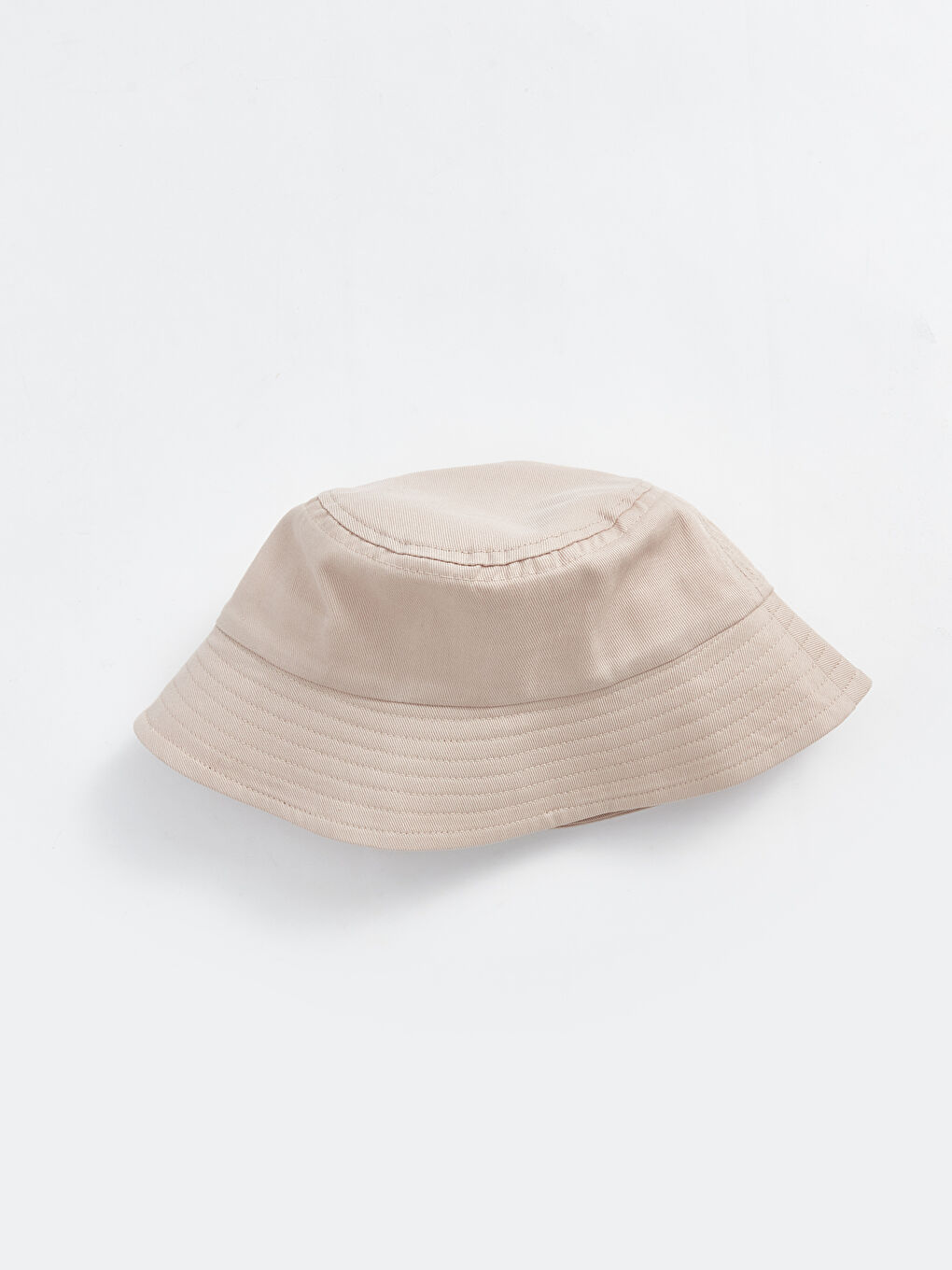 Bej Pamuklu Erkek Çocuk Bucket Şapka-1