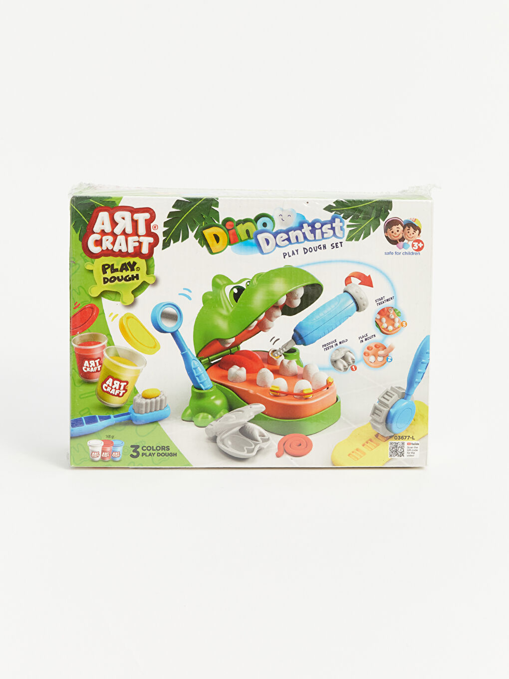 Dinozor Dişçi Oyun Hamuru Seti