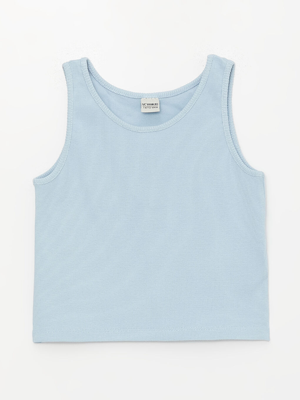 Crew Neck Basic Girls' Tank Top -S4I886Z4-FMR