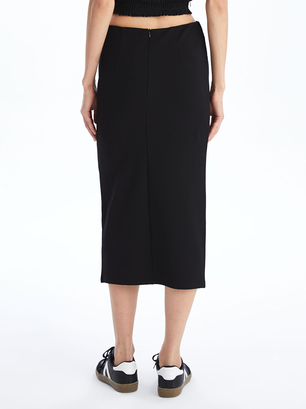 Women's Slim Fit Plain Skirt -S4I888Z8-CVL