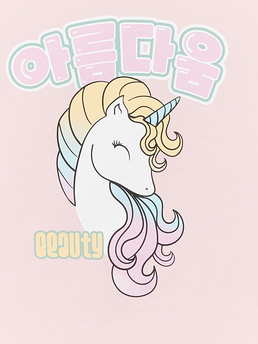 Pembe Bisiklet Yaka Baskılı Kısa Kollu Kız Çocuk Tişört-5