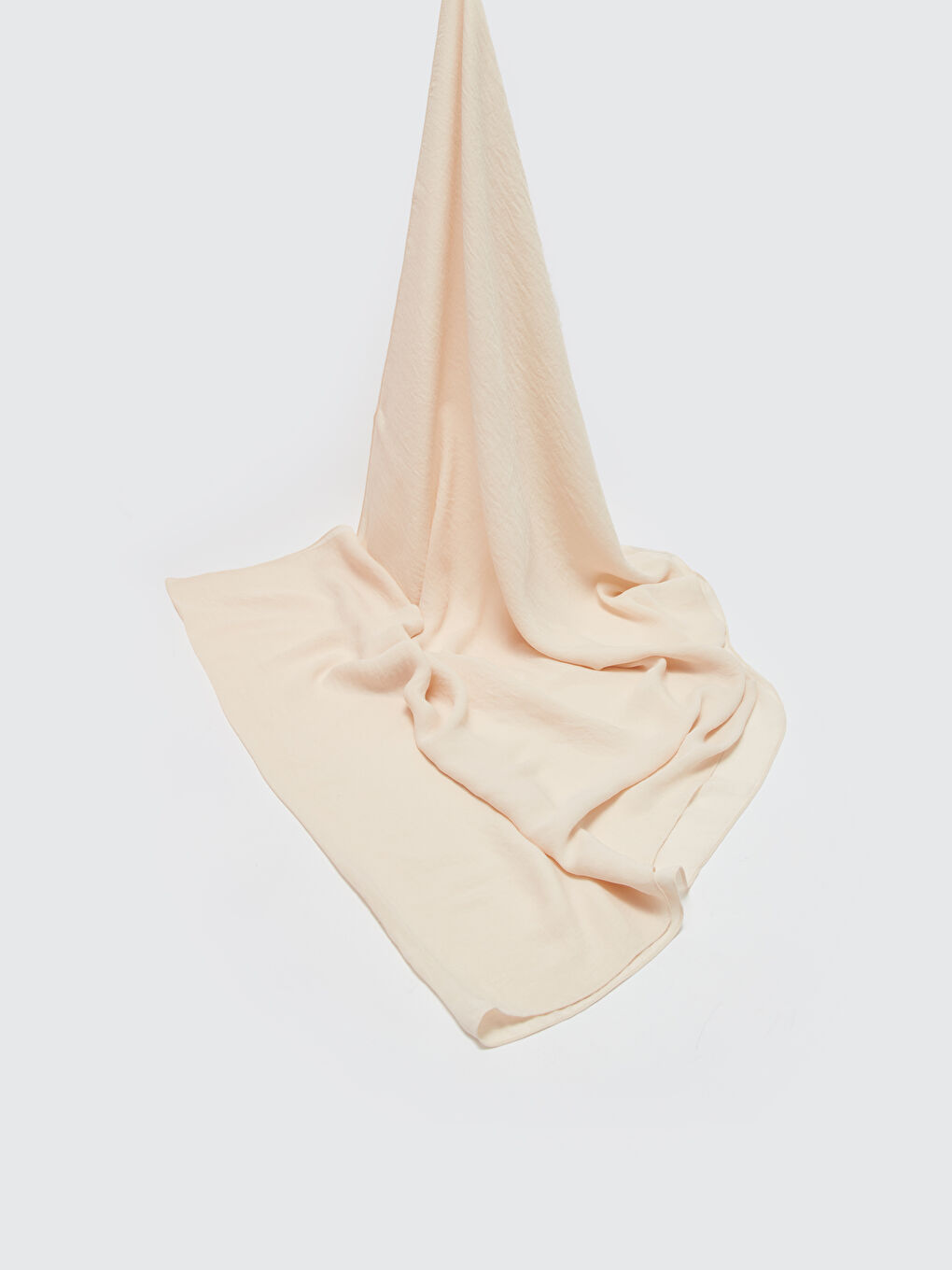 Ekru Düz Dokuma Kadın Şal-1