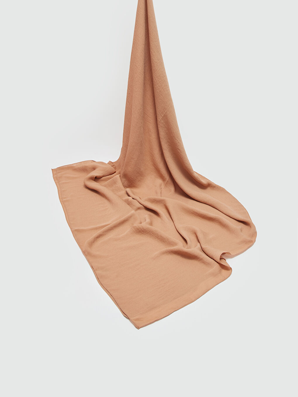 Bej Düz Dokuma Kadın Şal-1