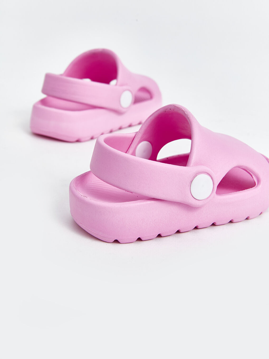 Sandales Bébé Fille à Bride Unique et Fermeture Velcro-4