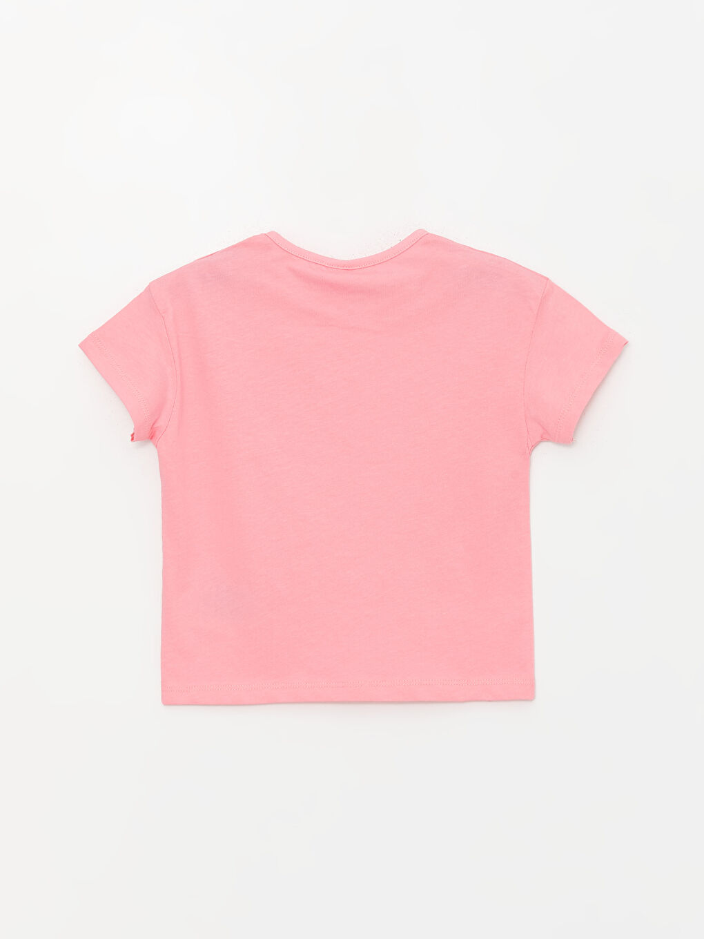 Pembe Bisiklet Yaka Baskılı Kız Bebek Tişört 3'lü-6