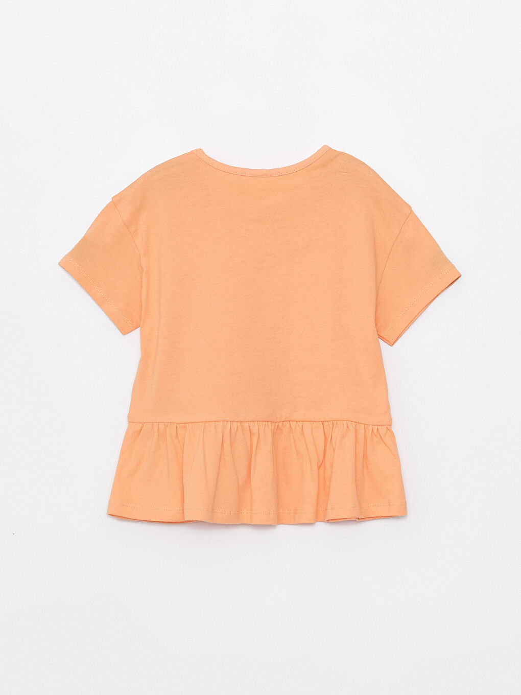 Pembe Bisiklet Yaka Baskılı Kız Bebek Tişört 3'lü-9