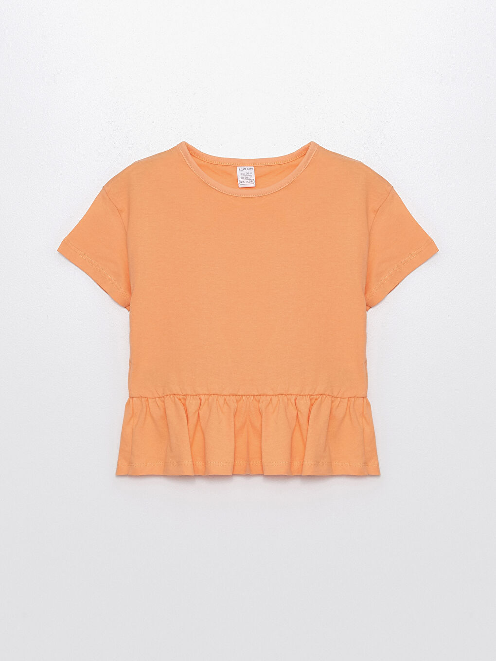 Pembe Bisiklet Yaka Baskılı Kız Bebek Tişört 3'lü-8