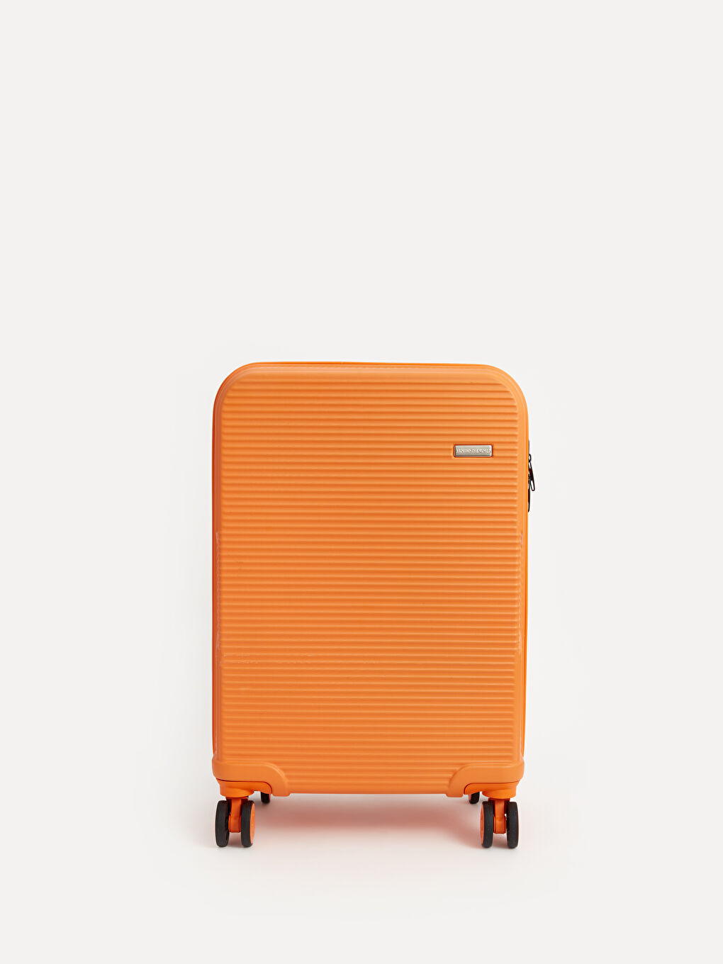 Turuncu Kilit Detaylı Küçük Boy Valiz