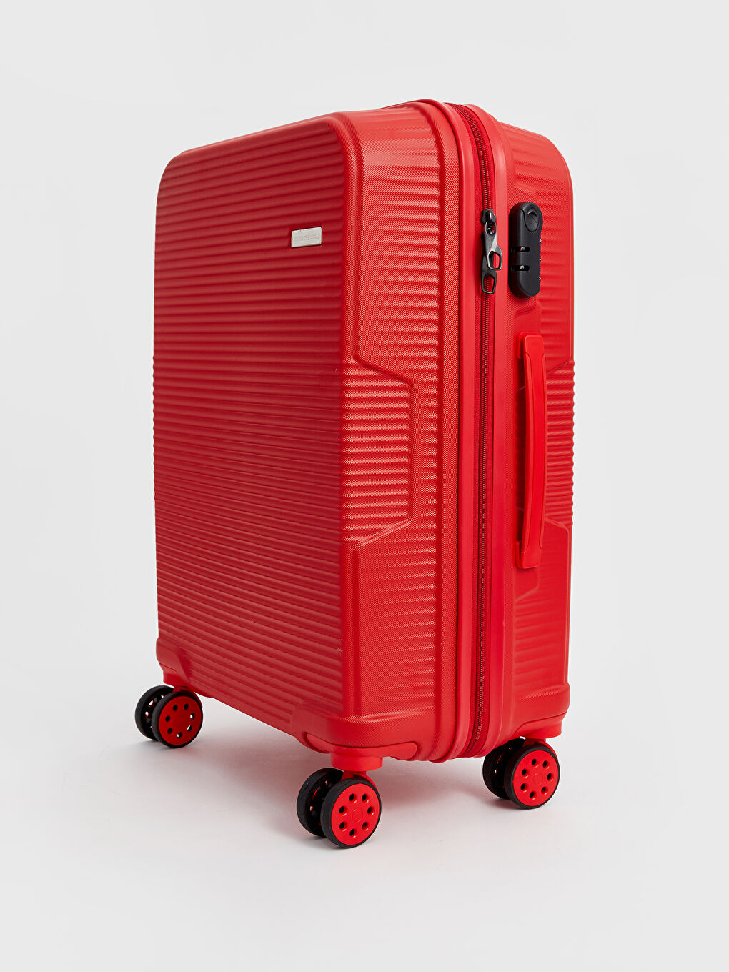 LCW ACCESSORIES Kirmizi Kilit Detaylı Çekme Mekanizmalı Büyük Boy Valiz - 1