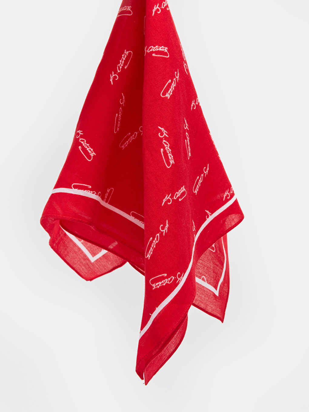 Kırmızı Atatürk Baskılı Erkek Çocuk Fular-4