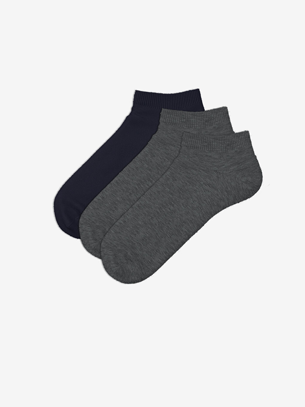 Ерлерге арналған өрнексіз патик шұлықтары 3 данадан тұратын-1