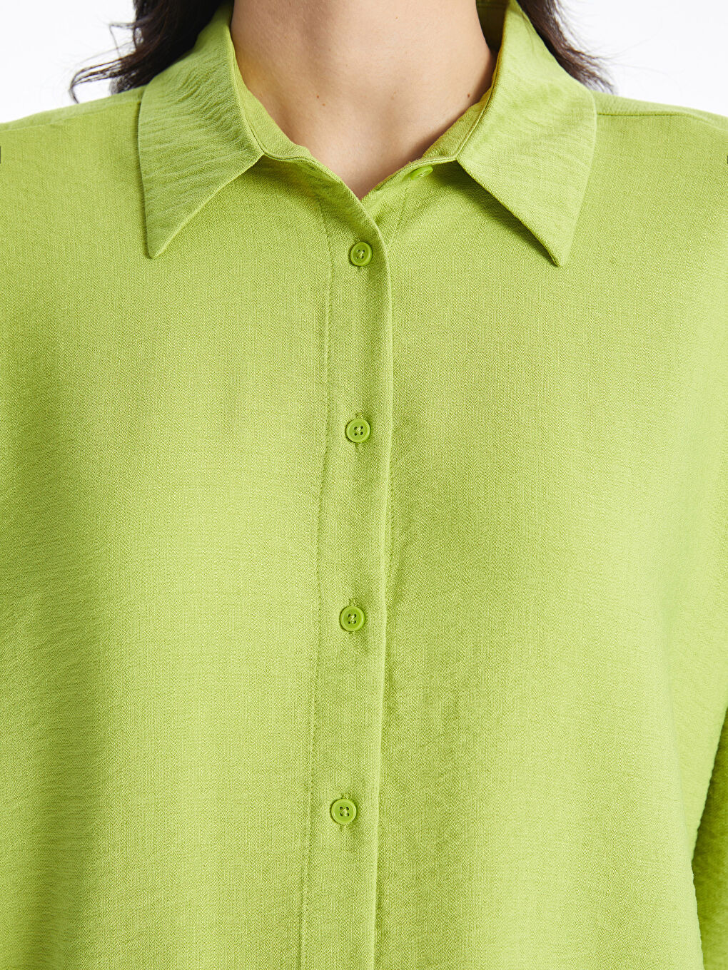 Plain Oversize Women's Shirt Tunic-3